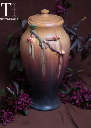 Bittersweet Large Lidded Urn - Ephraim Pottery