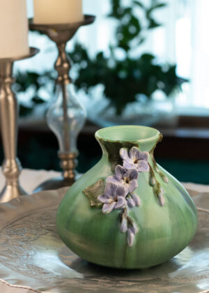 Blue Sky Vine Vase - Ephraim Pottery