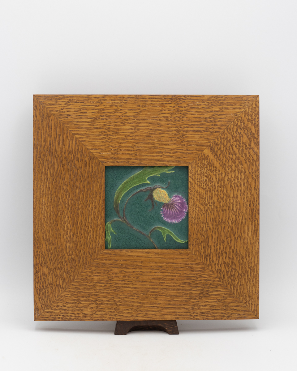 Highland Thistle Tile - Ephraim Pottery - Image 5