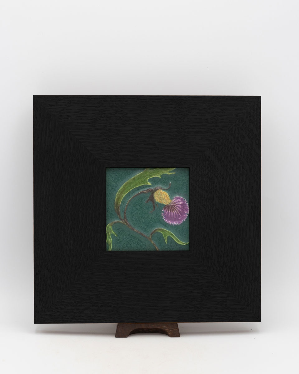 Highland Thistle Tile - Ephraim Pottery - Image 7