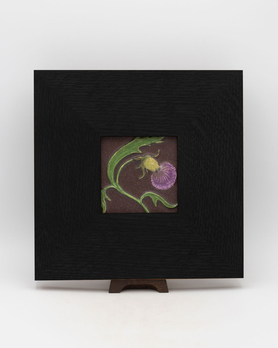 Highland Thistle Tile - Ephraim Pottery - Image 6