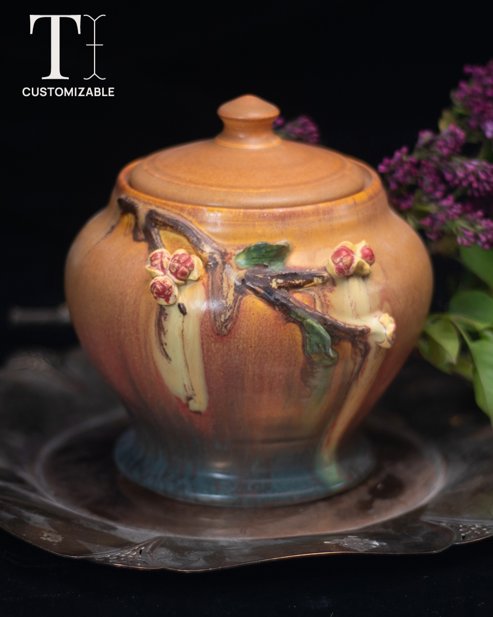Bittersweet Small Lidded Urn - Ephraim Pottery