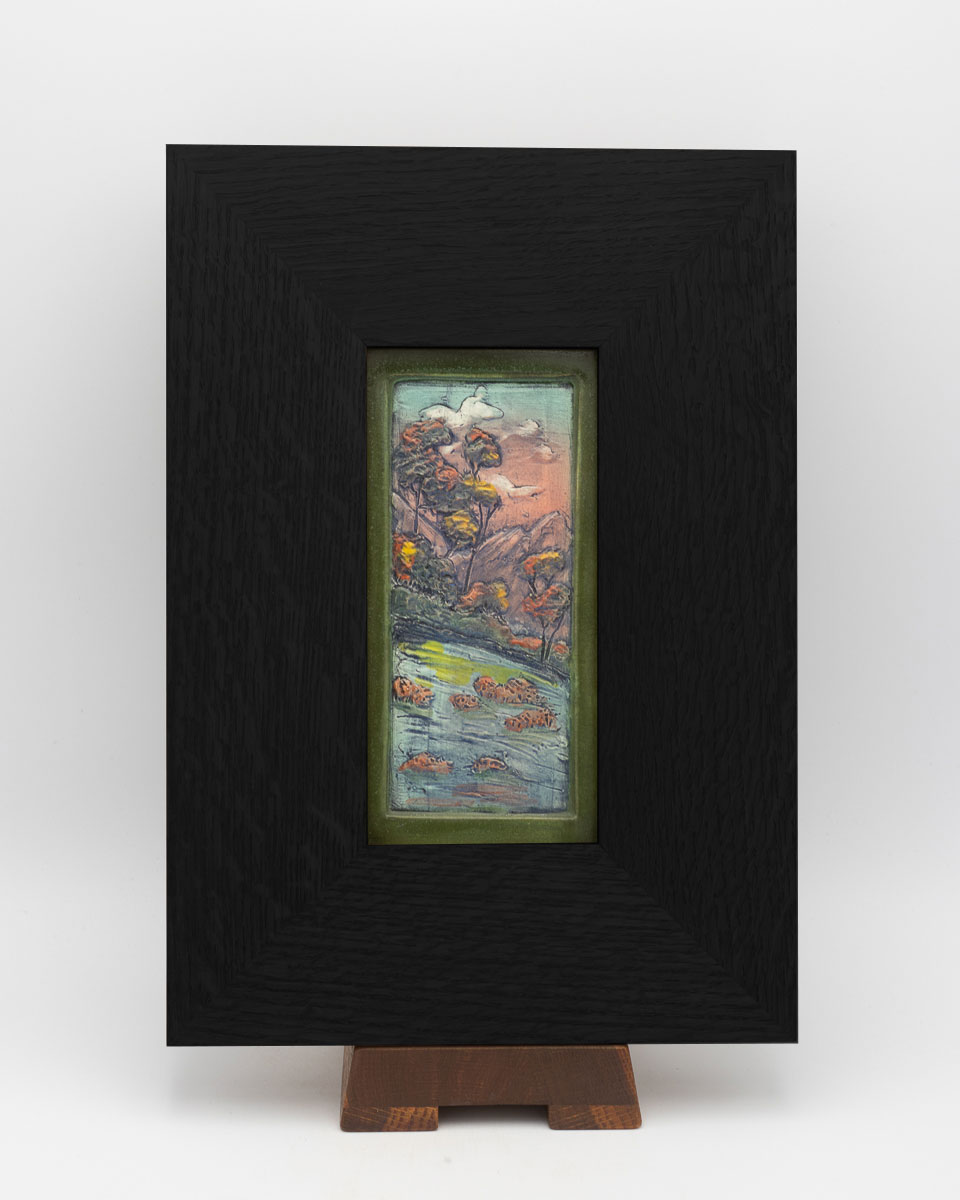 California Impressionist Tile - Ephraim Pottery - Image 4